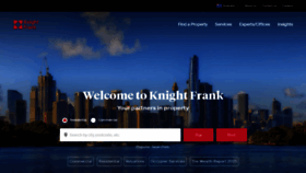 What Knightfrank.com.au website looks like in 2024 