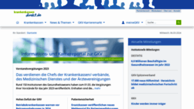 What Krankenkassen-direkt.de website looks like in 2024 