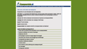 What Kampeerinfo.nl website looked like in 2024 (2 years ago)
