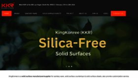 What Kingkonree.com website looks like in 2024 