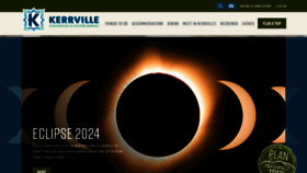 What Kerrvilletexascvb.com website looks like in 2024 