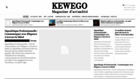 What Kewego.com website looks like in 2024 