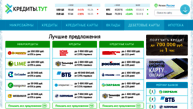 What Kredity-tut.ru website looks like in 2024 