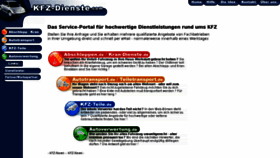 What Kfzteile.de website looked like in 2011 (13 years ago)
