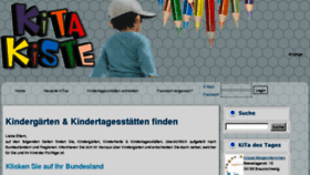 What Kita-kiste.de website looked like in 2011 (13 years ago)