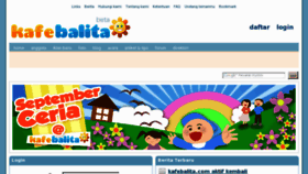 What Kafebalita.com website looked like in 2011 (12 years ago)