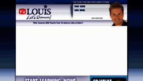 What Letsdancelouis.com website looked like in 2011 (12 years ago)