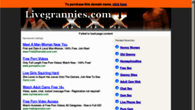 What Livegrannies.com website looked like in 2011 (12 years ago)