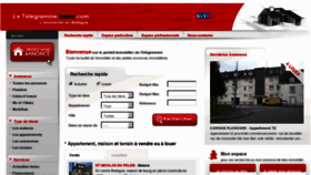 What Letelegramme-immo.com website looked like in 2011 (12 years ago)