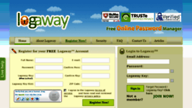What Logaway.com website looked like in 2011 (13 years ago)
