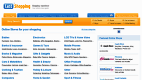 What Lastshopping.co.uk website looked like in 2012 (12 years ago)