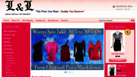 What Lnlclothing.com website looked like in 2012 (12 years ago)