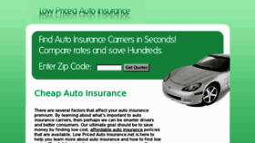What Lowpricedautoinsurance.net website looked like in 2012 (12 years ago)