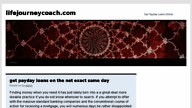 What Lifejourneycoach.com website looked like in 2012 (12 years ago)