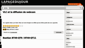 What Lapagedujour.com website looked like in 2012 (12 years ago)