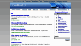 What Liderhost.pl website looked like in 2012 (12 years ago)