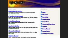 What Ljcxj.net website looked like in 2012 (12 years ago)