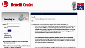 What L-3.benefitcenter.com website looked like in 2012 (12 years ago)