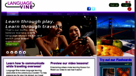 What Languagevine.com website looked like in 2011 (13 years ago)
