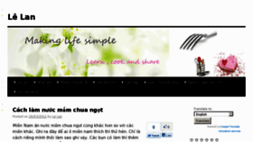What Lelanvn.com website looked like in 2011 (13 years ago)