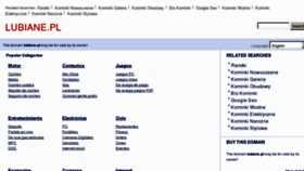 What Lubiane.pl website looked like in 2012 (11 years ago)