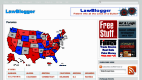 What Lawblogger.org website looked like in 2012 (11 years ago)