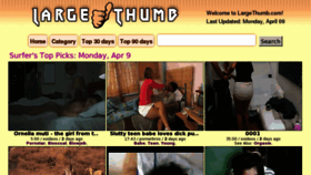 What Largethumb.com website looked like in 2012 (11 years ago)