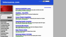 What Lokesuena.com website looked like in 2012 (11 years ago)