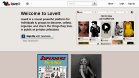 What Loveit.com website looked like in 2012 (11 years ago)