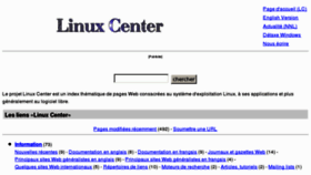 What Linux-center.org website looked like in 2012 (12 years ago)