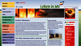 What Leben-in-mv.de website looked like in 2011 (13 years ago)