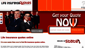 What Lifeinsurancequotes-online.org website looked like in 2012 (11 years ago)