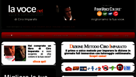 What Lavoce.net website looked like in 2012 (11 years ago)