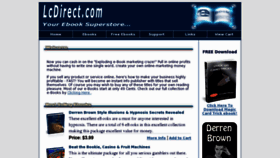 What Lcdirect.com website looked like in 2012 (11 years ago)