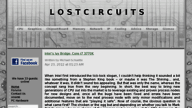 What Lostcircuits.com website looked like in 2012 (11 years ago)