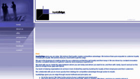 What Loyaltyedge.ca website looked like in 2012 (13 years ago)