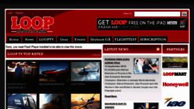 What Loop.aero website looked like in 2012 (11 years ago)