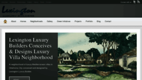 What Lexingtonluxurybuilders.com website looked like in 2012 (11 years ago)