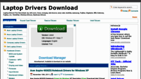 What Laptop-driver.net website looked like in 2012 (11 years ago)