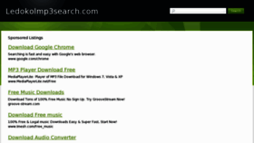 What Ledokolmp3search.com website looked like in 2012 (11 years ago)