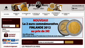 What Leseuros.fr website looked like in 2012 (11 years ago)