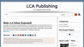 What Lcapublishing.co.uk website looked like in 2012 (11 years ago)