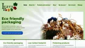 What Leavs-packaging.co.uk website looked like in 2012 (11 years ago)