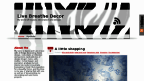 What Livebreathedecor.com website looked like in 2012 (11 years ago)