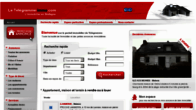 What Letelegramme-immo.com website looked like in 2012 (11 years ago)