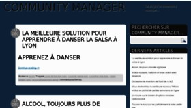 What Le-community-manager.fr website looked like in 2012 (11 years ago)