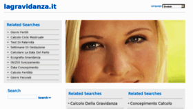 What Lagravidanza.it website looked like in 2012 (11 years ago)