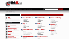 What Linkos.net website looked like in 2012 (11 years ago)