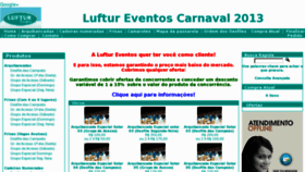 What Luftur.com.br website looked like in 2013 (11 years ago)