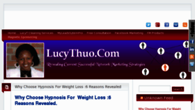 What Lucythuo.com website looked like in 2013 (11 years ago)
